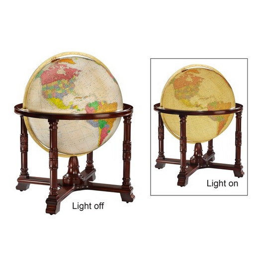 Diplomat Antique Ocean World Globe