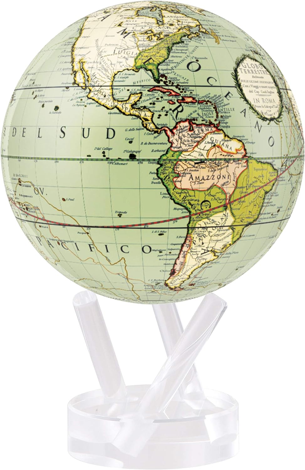 Cassini Terrestrial Green World Globe