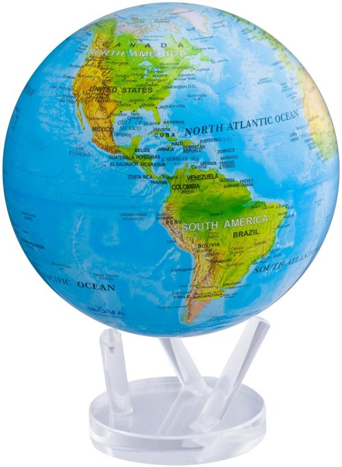 Blue Ocean Relief World Globe