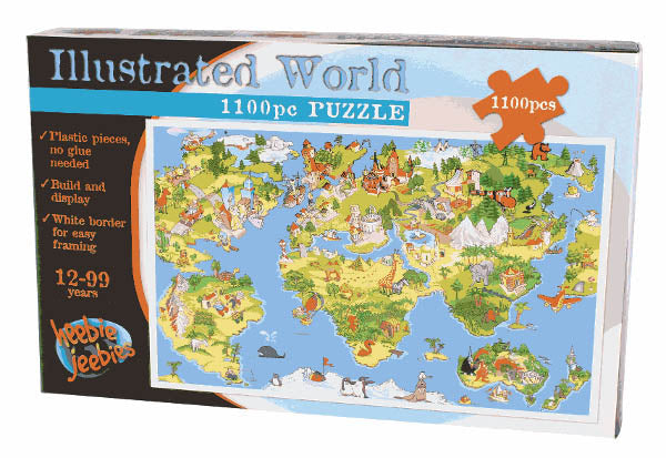 Illustrated World Puzzle 1100pc
