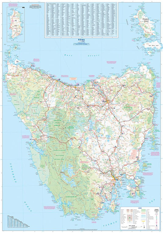 Tasmania State Map