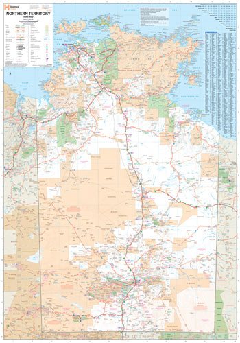 Northern Territory State Map