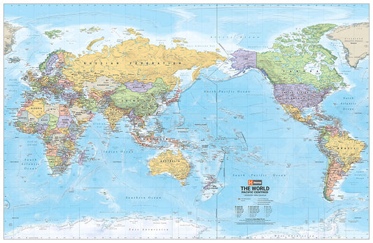 World Political Pacific Centred
