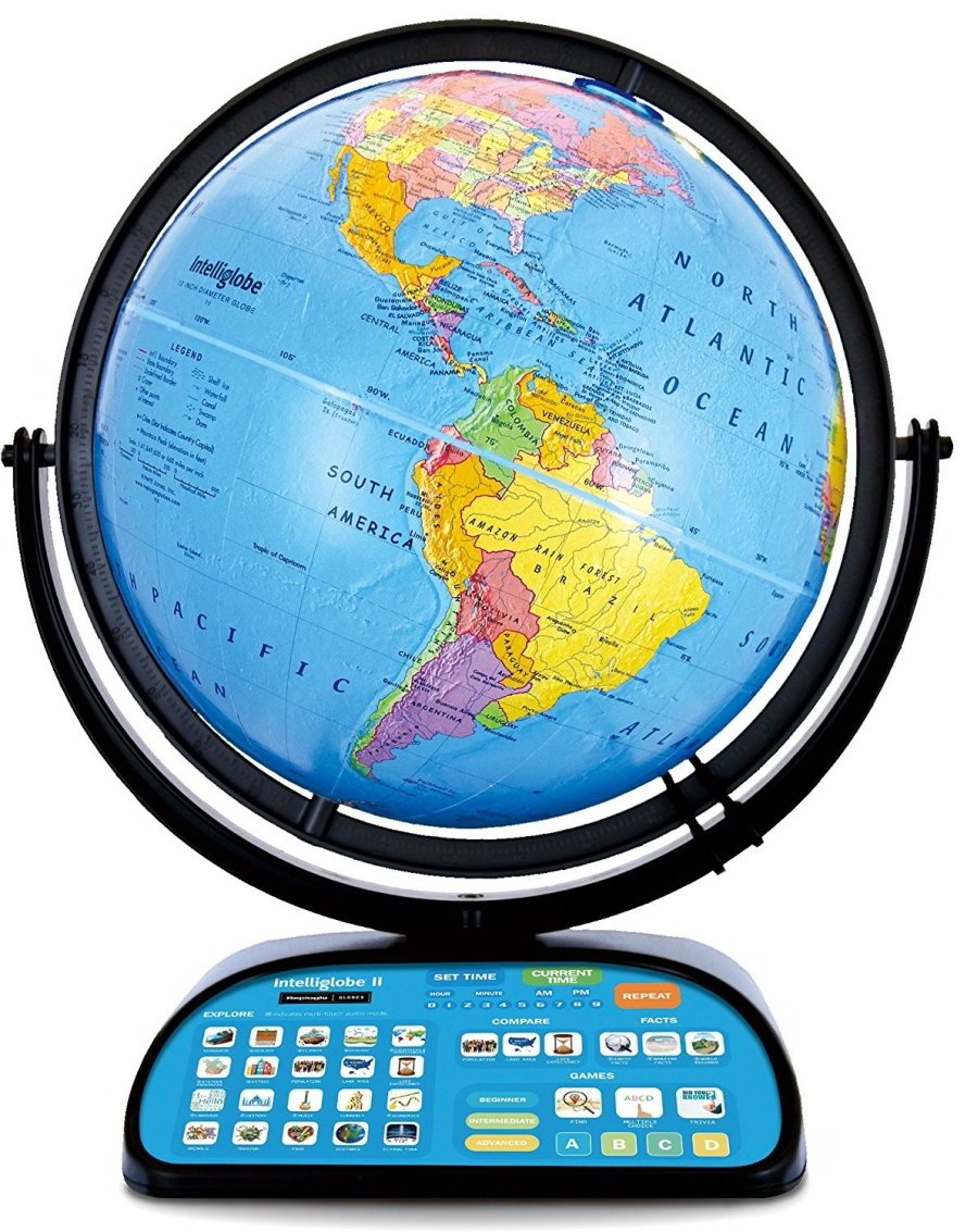 Intelliglobe Blue Interactive World Globe