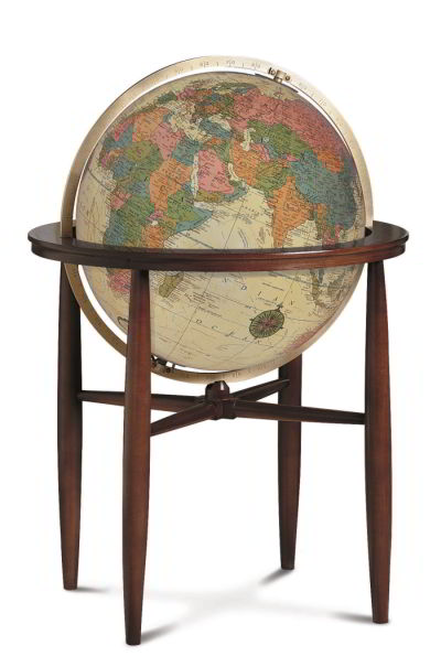 Finley Antique World Globe