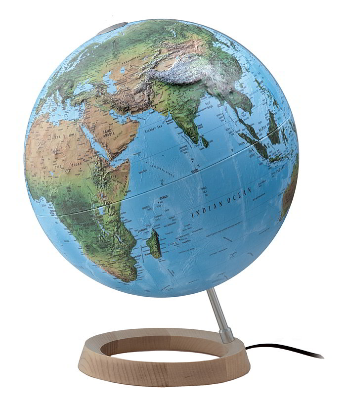 Full Circle Classic Relief FC4 World Globe