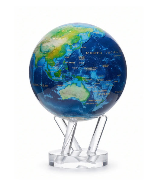 Earth & Turquoise World Globe