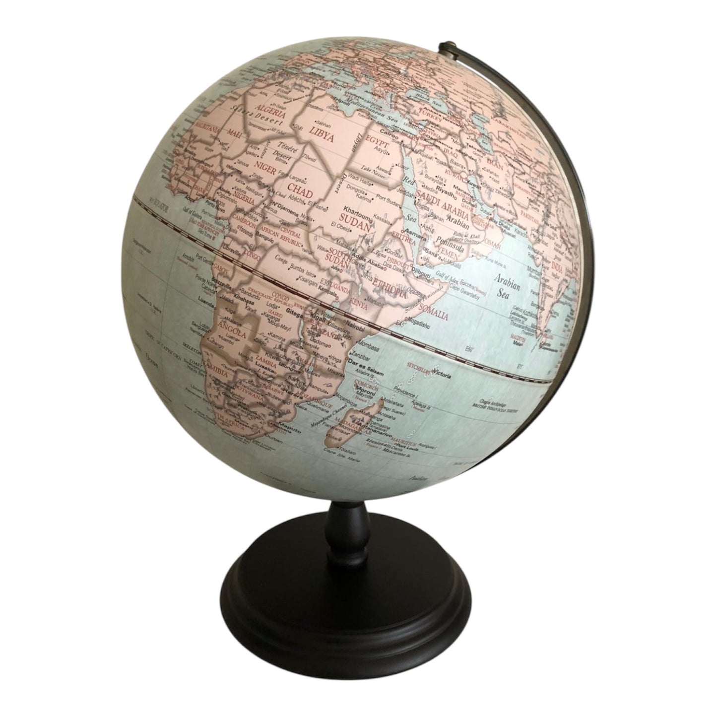Heritage Illuminated Light Blue Globe 30cm LED