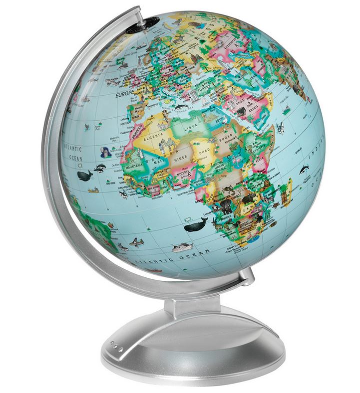 Globe for Kids 10″ Blue Illuminated Desk