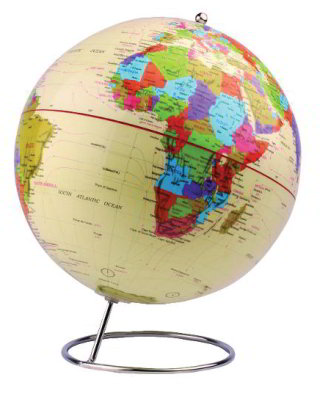 Desktop World Globe - Antique 25cm
