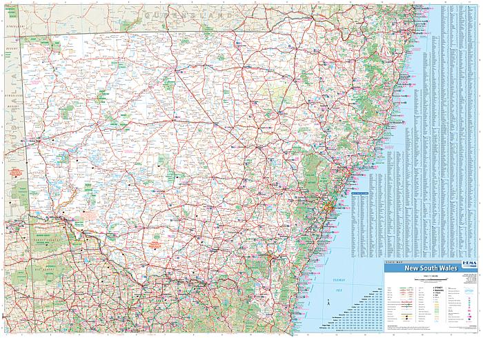 New South Wales State Map