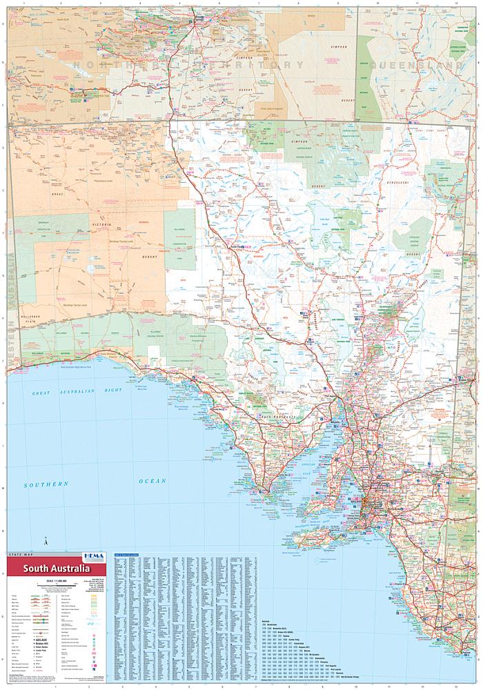 South Australia State Map