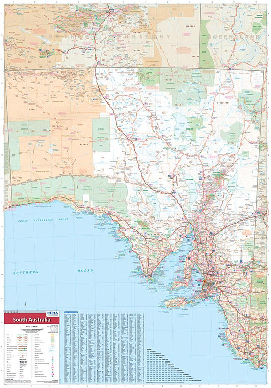 South Australia State Map