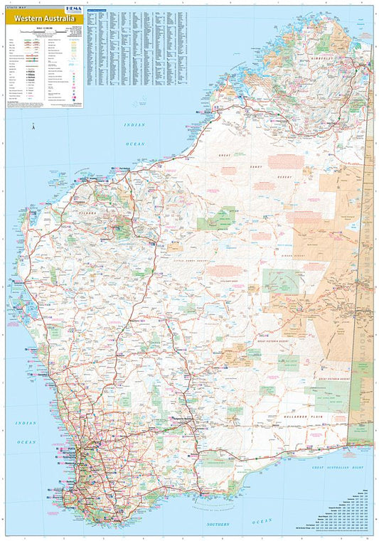 Western Australia State Map