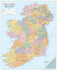 Ireland Wall Map