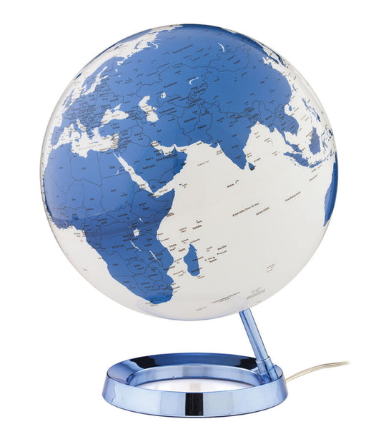 Light & Colour Hot Blue World Globe