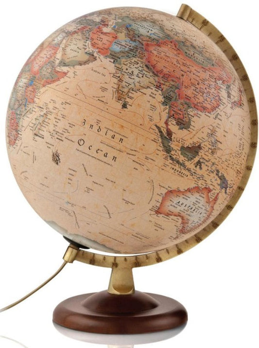 Classic A4 Antique World Globe