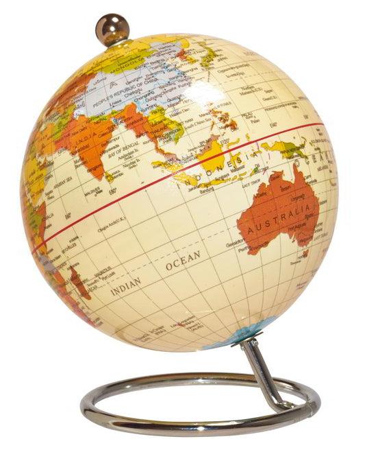 Desktop World Globe - Antique 10cm