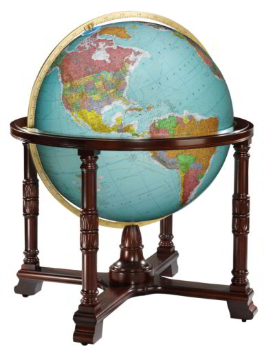 Diplomat Blue Ocean World Globe