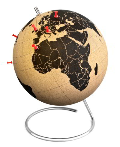 Cork World Globe