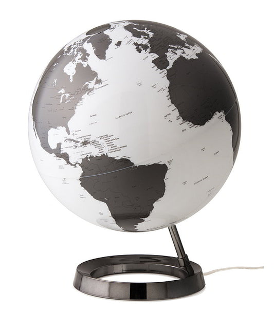 Light & Colour Charcoal World Globe