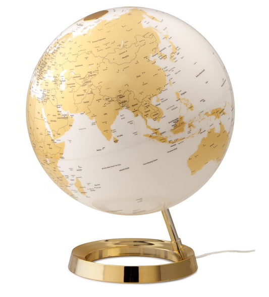 Light & Colour Gold World Globe